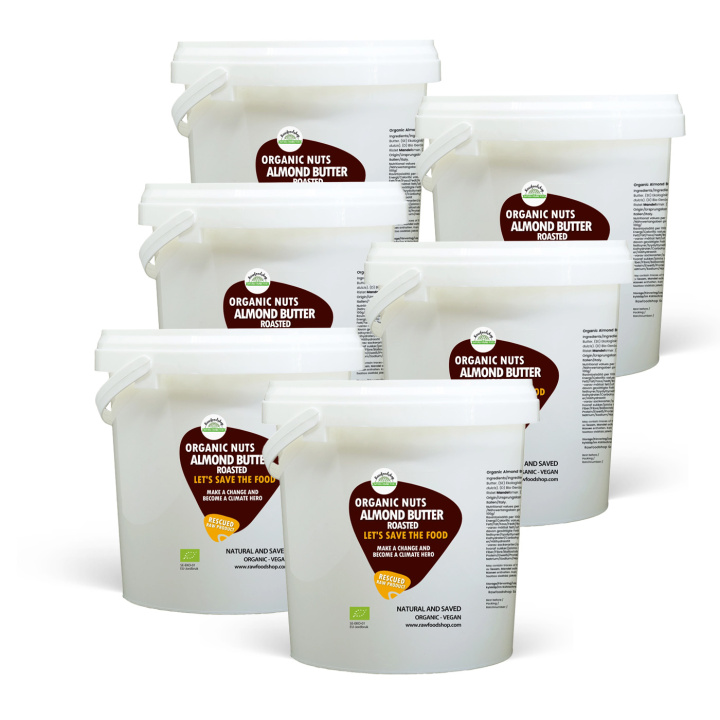 Mandelsmör Rostat EKO 1kg x 6 paket i gruppen Råvaror & Dryck / Nötter / Nötsmör hos Rawfoodshop Scandinavia AB (SF1141-SET6)