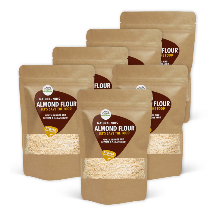 Mandelmjöl RAW 1kg x 6 paket i gruppen Råvaror & Dryck / Bakning / Mjöler / Mandelmjöl hos Rawfoodshop Scandinavia AB (SF53022010-1SET)