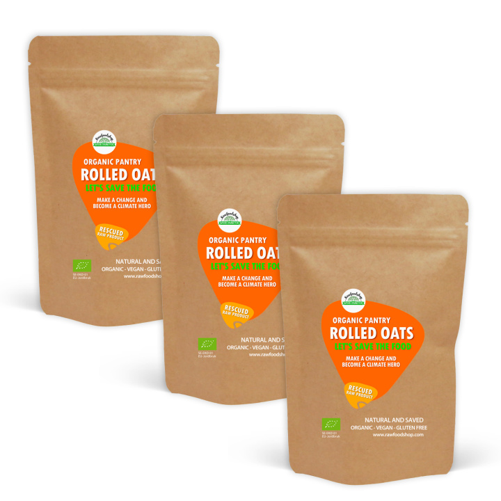 Havregryn Glutenfritt EKO 1kg x 3 paket i gruppen Råvaror & Dryck / Bakning / Gryn, flingor & puffar hos Rawfoodshop Scandinavia AB (SFAB0061-SET3)