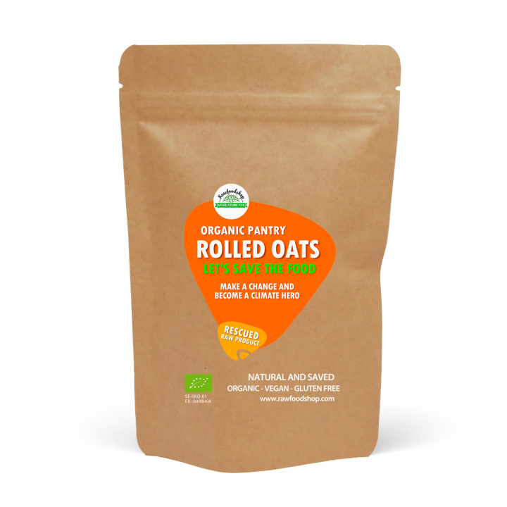Havregryn Glutenfritt EKO 1kg i gruppen Råvaror & Dryck / Bakning / Gryn, flingor & puffar hos Rawfoodshop Scandinavia AB (SFAB0061)