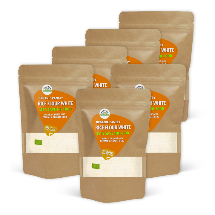 Rismjöl Vitt EKO 1kg x 6 pakker i gruppen Råvaror & Dryck / Bakning / Mjöler hos Rawfoodshop Scandinavia AB (SFAB0182SET)