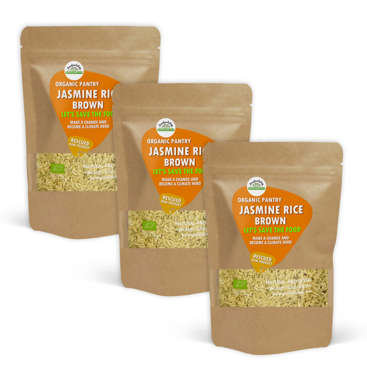Jasminris Brunt Råris EKO 1kg x 3 paket i gruppen Råvaror & Dryck / Skafferiet / Ris & Korn hos Rawfoodshop Scandinavia AB (SFJRB501-SET3)