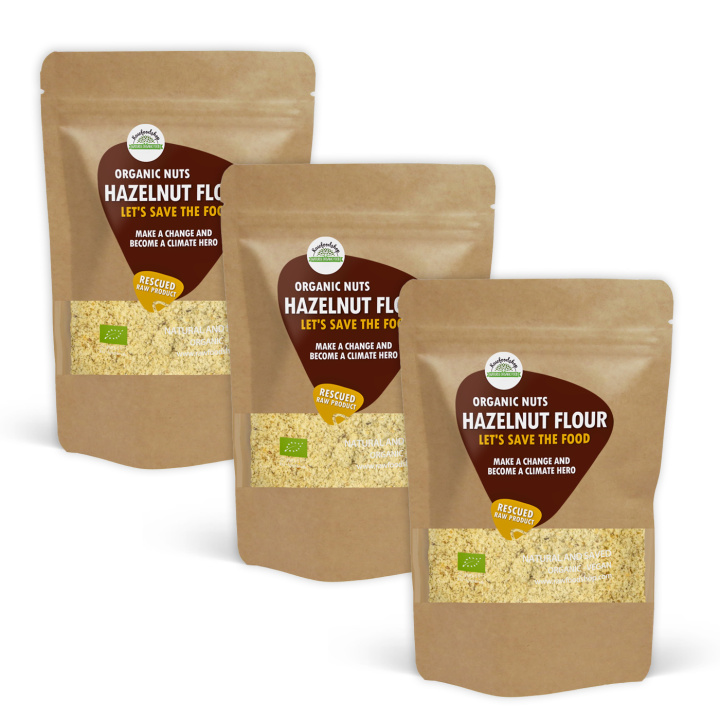 Hasselnötsmjöl Rostat EKO 1kg x 3 paket i gruppen Råvaror & Dryck / Nötter / Hasselnötter hos Rawfoodshop Scandinavia AB (SFLBAK500022E-SET3)