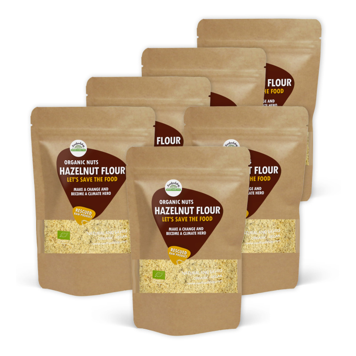Hasselnötsmjöl Rostat EKO 1kg x 6 paket i gruppen Råvaror & Dryck / Nötter / Nötmjöl hos Rawfoodshop Scandinavia AB (SFLBAK500022E-SET6)