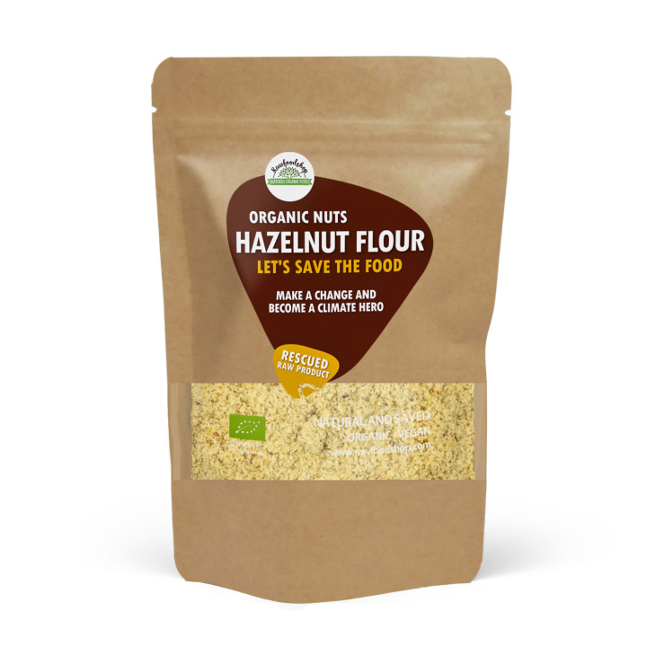 Hasselnötsmjöl Rostat EKO 1kg i gruppen Råvaror & Dryck / Nötter / Hasselnötter hos Rawfoodshop Scandinavia AB (SFLBAK500022E)