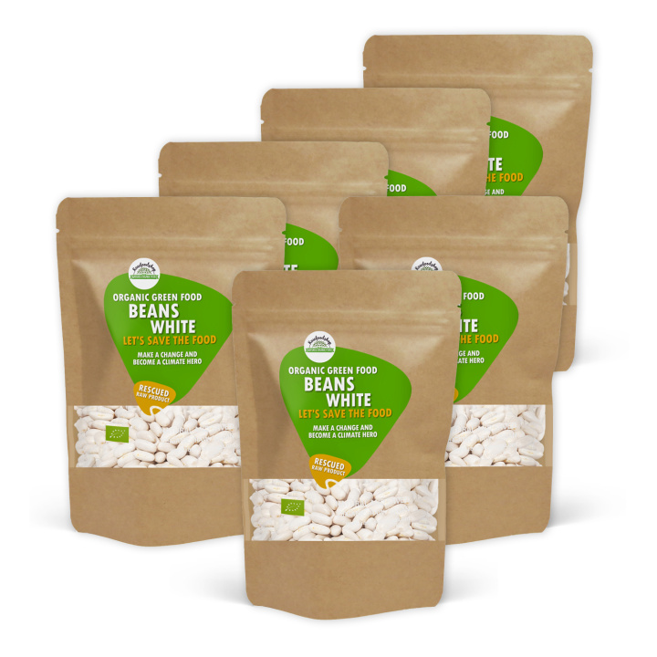 Bönor Vita Medel EKO 1kg x 6 paket i gruppen Råvaror & Dryck / Skafferiet / Baljväxter / Bönor hos Rawfoodshop Scandinavia AB (SFRAW002611SET)