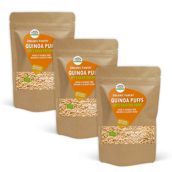 Quinoa puffar EKO 500g x 3 paket i gruppen Råvaror & Dryck / Bakning / Gryn, flingor & puffar hos Rawfoodshop Scandinavia AB (SFRECQUI011-SET3)