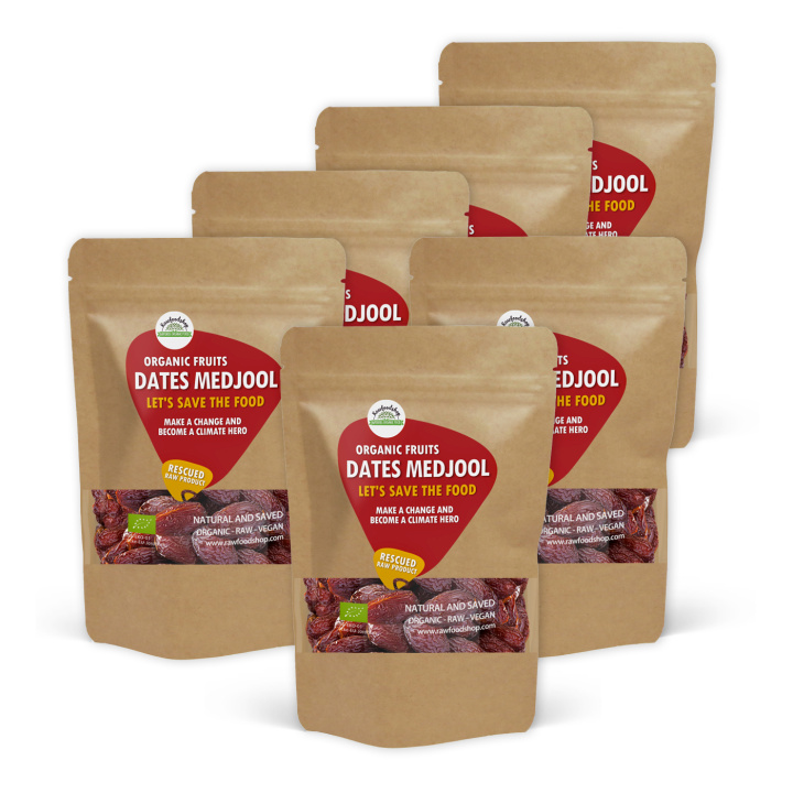Dadlar Medjool EKO 1kg x 6 paket i gruppen Råvaror & Dryck / Frukt & Bär / Dadlar hos Rawfoodshop Scandinavia AB (SFRFRU500355E-1000SET)
