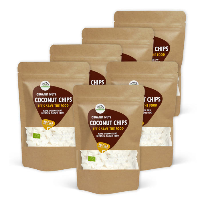 Kokoschips RAW EKO 500g x 6 paket i gruppen Råvaror & Dryck / Nötter / Kokos hos Rawfoodshop Scandinavia AB (SFRNOT200411E500SET)