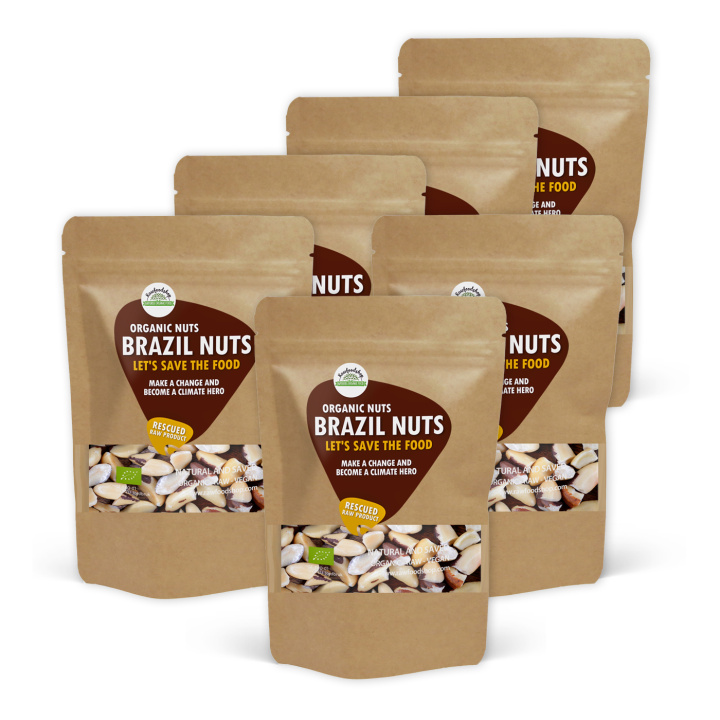 Paranötter Delade Premium RAW EKO 500g x 6 paket i gruppen Råvaror & Dryck / Nötter / Paranötter hos Rawfoodshop Scandinavia AB (SFRNOT500454E-SET6)