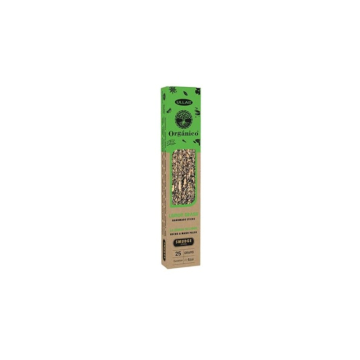Citrongräs Rökelsepinnar Organico i gruppen Hem & Själ / Stämning & doft / Rökelse hos Rawfoodshop Scandinavia AB (SKU-1338)