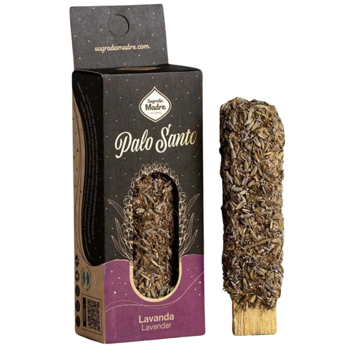 Palo Santo Stick med Lavendel i gruppen Hem & Själ / Stämning & doft / Rökelse hos Rawfoodshop Scandinavia AB (SKU-1496)