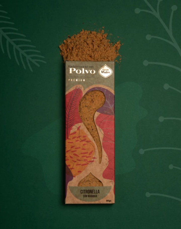 Rökelsepulver Citronella 45g i gruppen Hem & Själ / Stämning & doft / Rökelse hos Rawfoodshop Scandinavia AB (SKU100)