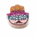 Rökelsefat Hamsa Flerfärgad 9x6cm