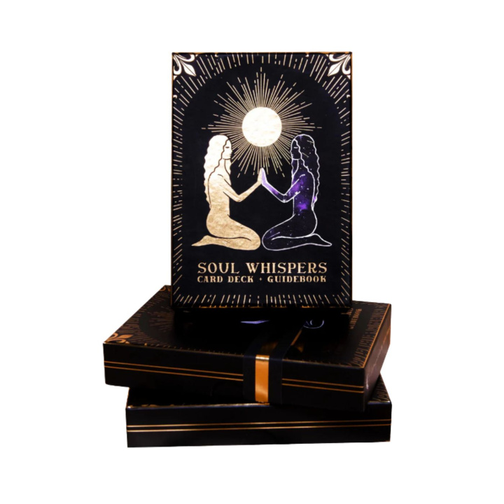 Soul Whispers Kortlek Affirmation i gruppen Hem & Själ / Harmonisk livsstil / Tarotkort hos Rawfoodshop Scandinavia AB (SOULWHISP01)