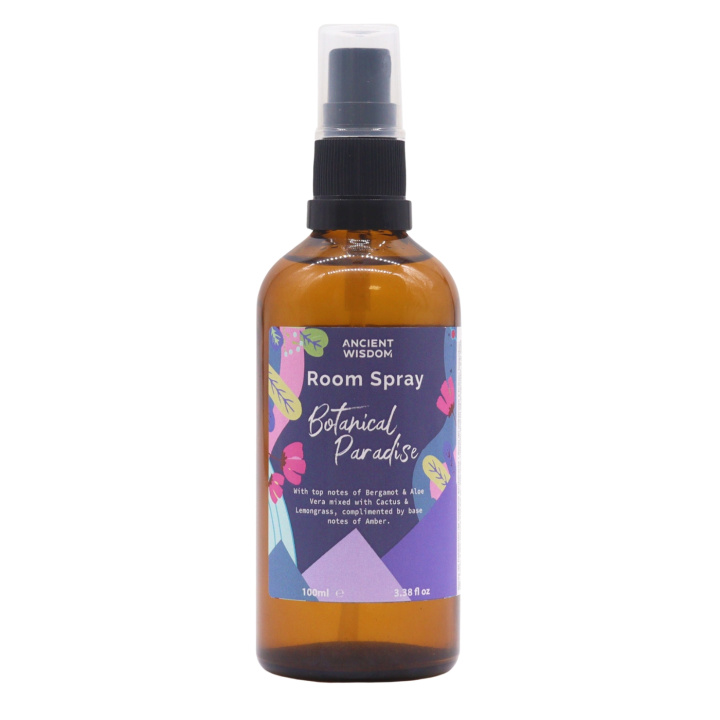 Roomspray Botanical Paradise 100ml i gruppen Hem & Själ / Stämning & doft / Rumsdoft hos Rawfoodshop Scandinavia AB (SRS-05)