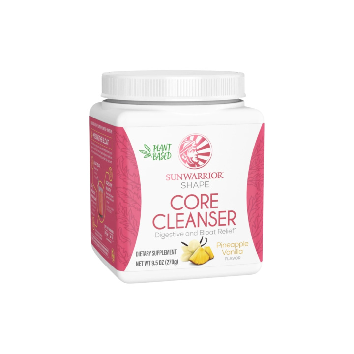 Sunwarrior Shape Core Cleanser Pineapple Vanilla 270g i gruppen Kosttillskott / Användningsområde / Mage & Tarmar hos Rawfoodshop Scandinavia AB (SW244)