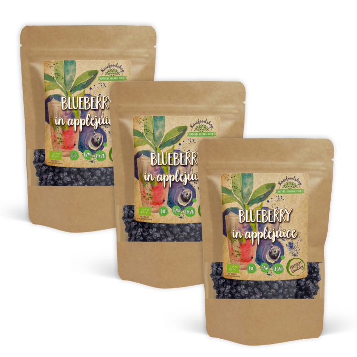 Blåbär EKO 100g x 3 paket i gruppen Råvaror & Dryck / Frukt & Bär / Blåbär hos Rawfoodshop Scandinavia AB (TBB10-SET3)