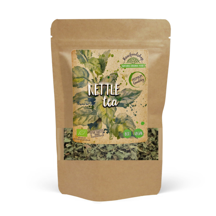Brännässel Te EKO 50g i gruppen Råvaror & Dryck / Drycker / Teer hos Rawfoodshop Scandinavia AB (TE04)