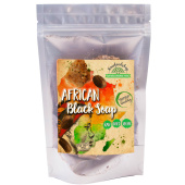 African Black Soap i bitar 100g