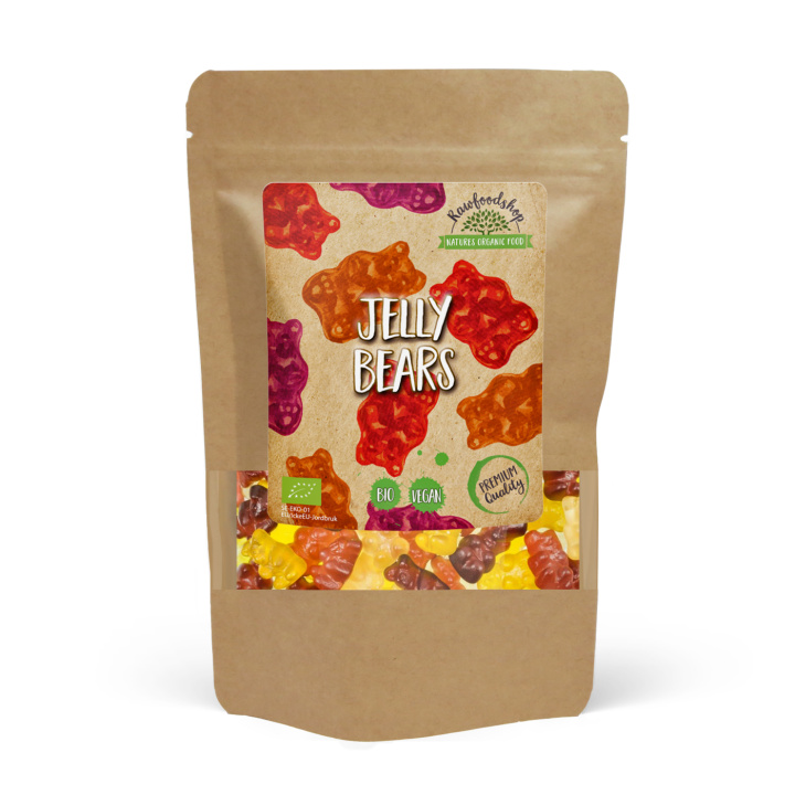 Godis Björnar EKO 100g i gruppen Råvaror & Dryck / Godis & Choklad / Godis hos Rawfoodshop Scandinavia AB (VEGGOD01)