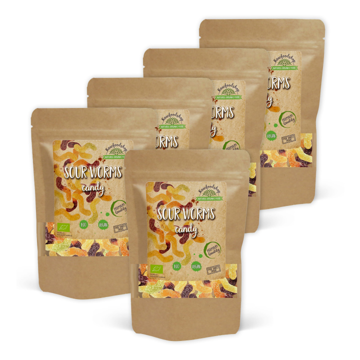 Sura Maskar Godis EKO 100g x 5 paket i gruppen Råvaror & Dryck / Godis & Choklad / Godis hos Rawfoodshop Scandinavia AB (VERS4100-SET5)