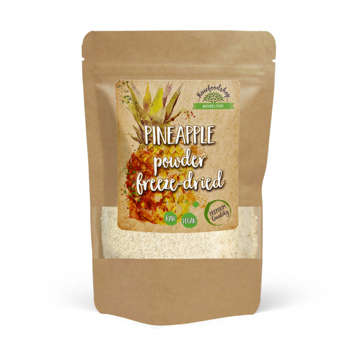 Ananaspulver 125g i gruppen Råvaror & Dryck / Frukt & Bär / Ananas hos Rawfoodshop Scandinavia AB (VITANANANASPULV)
