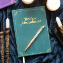 Dagbok Abundance med Kulspetspenna Grön Aventurin