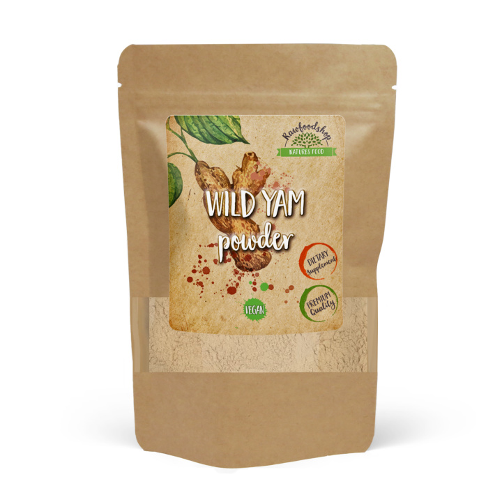 Wild Yam Pulver 125g i gruppen Kosttillskott / Örter & Växter / Örter hos Rawfoodshop Scandinavia AB (YAPU01VILD)