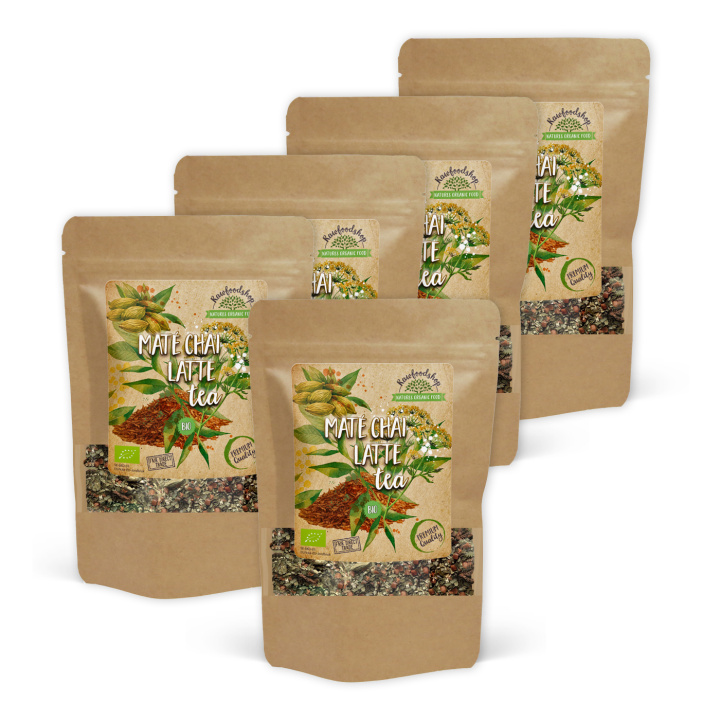 Chai Latte Maté Te EKO 70g x 5 st i gruppen Råvaror & Dryck / Drycker / Teer hos Rawfoodshop Scandinavia AB (YM101770-SET5)