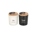 Doftljus Presentkit Yin Yang Svart Oud & Kokosolja