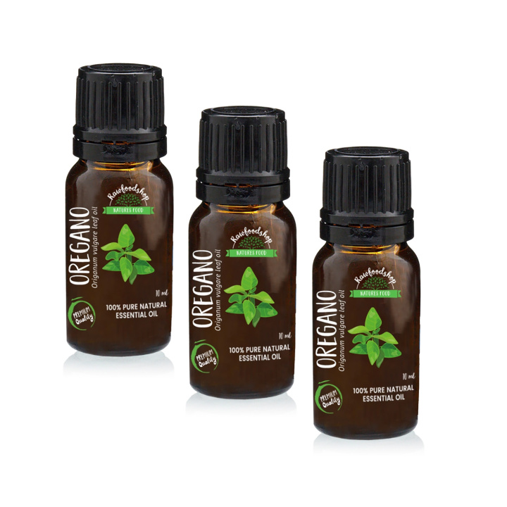 Oregano Eterisk Olja 10ml x 3 flaskor i gruppen Hud & Kropp / Naturlig DIY / Eteriska oljor hos Rawfoodshop Scandinavia AB (ZFN0242-10-SET3)