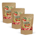 Jordgubbar Frystorkade Skivor EKO 50g x 3 paket